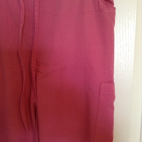 Reina Uniforms Women's Scrub Pants Bottoms Pink Size S Wide Leg Nurse Medical - Picture 3 of 8